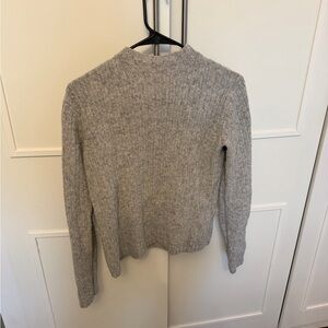 Uniqlo Light Gray Women's Turtleneck Sweater